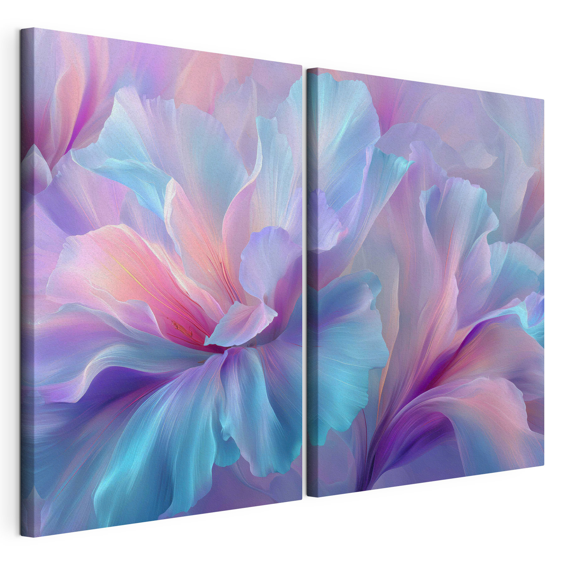 Whimsical blooms in soft hues
