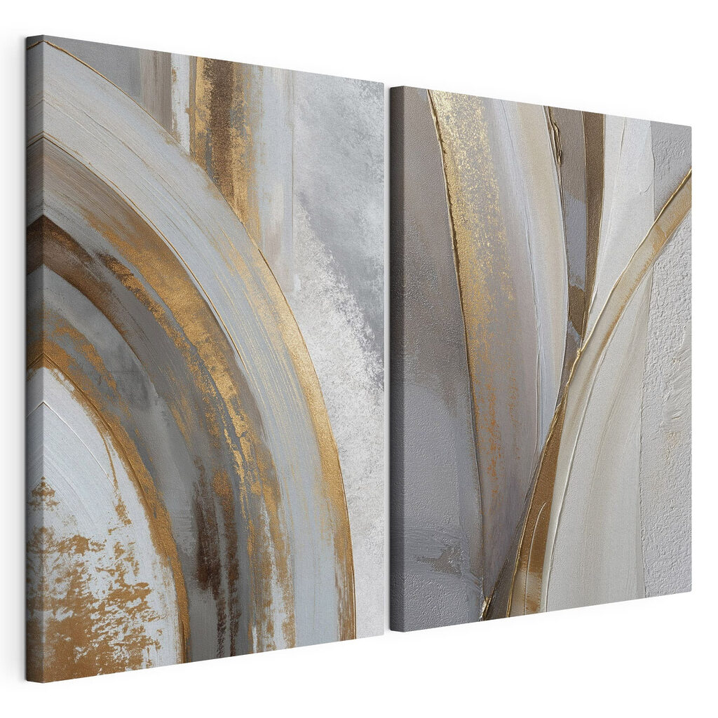 Artistic curves in subtle tones