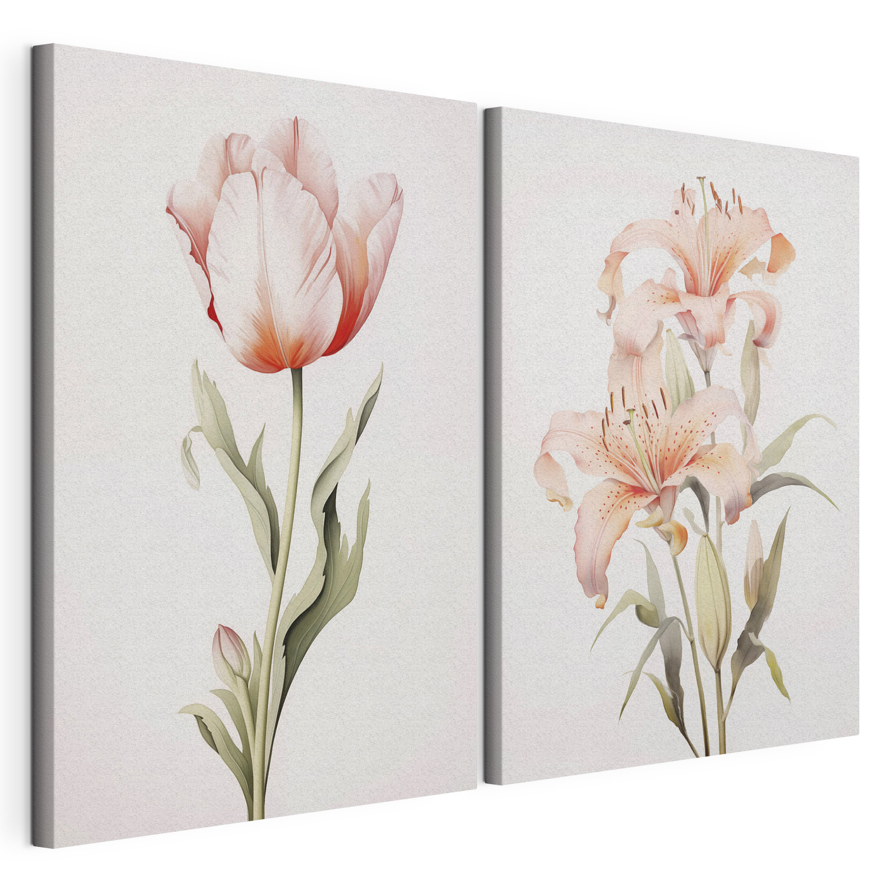 Delicate blossoms in soft hues Delicate blossoms in soft hues