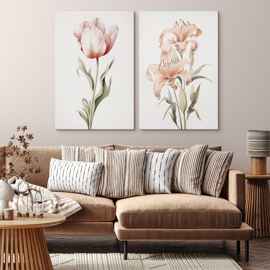 Delicate blossoms in soft hues Delicate blossoms in soft hues