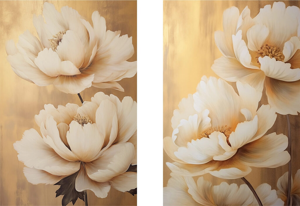 Elegant blooms with warm tones Elegant blooms with warm tones
