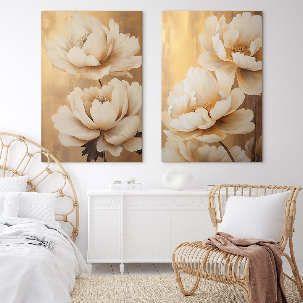 Elegant blooms with warm tones Elegant blooms with warm tones