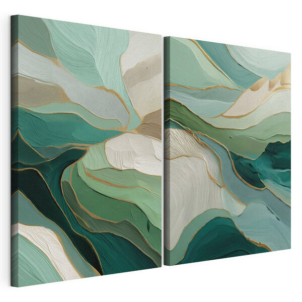 Two images of a painting Two images of a painting