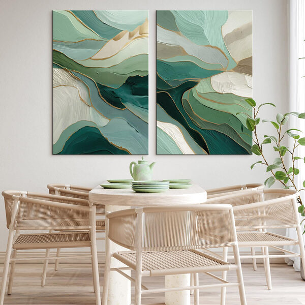 Two images of a painting Two images of a painting