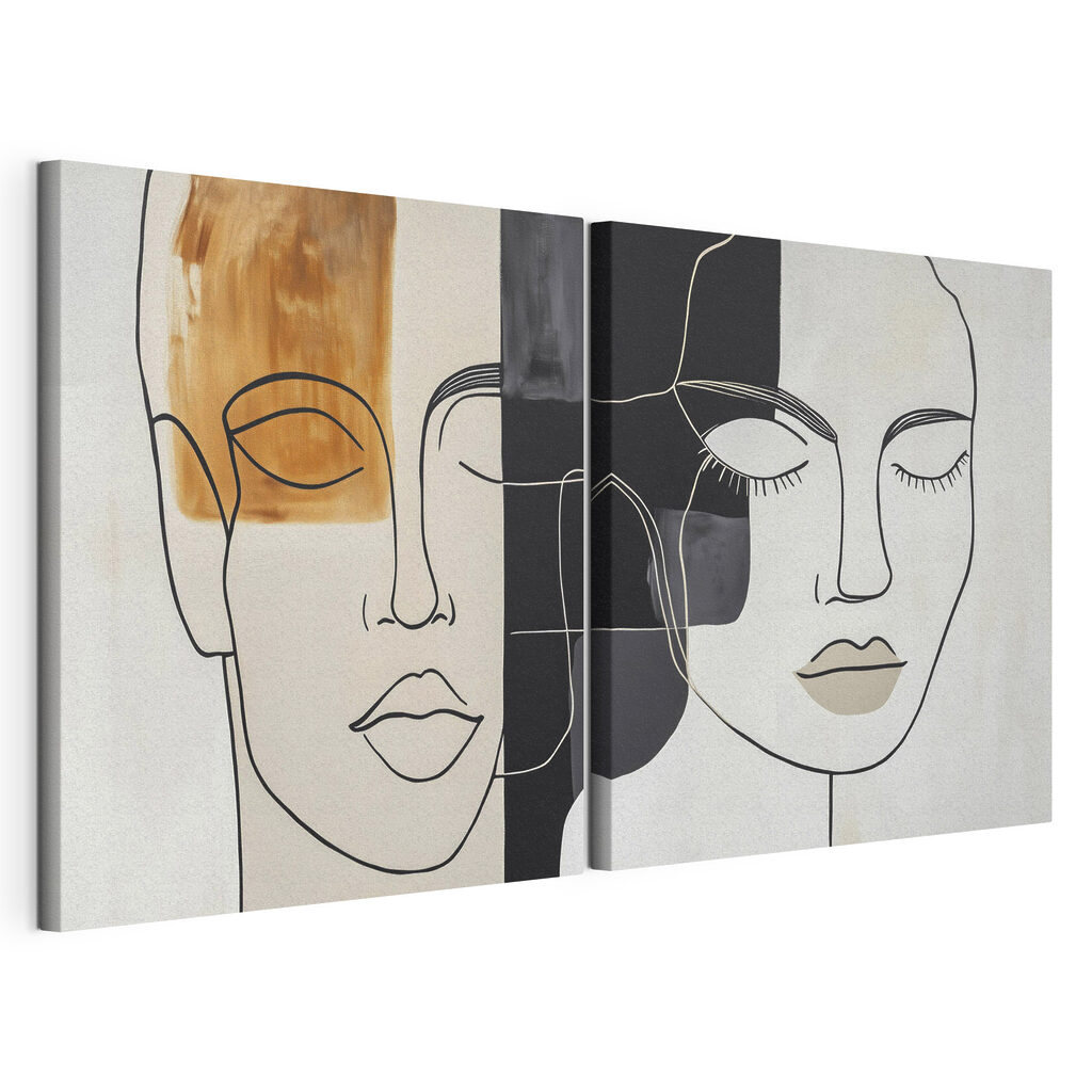 Painting of a woman's face