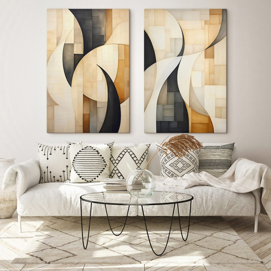 Two images of a painting Two images of a painting
