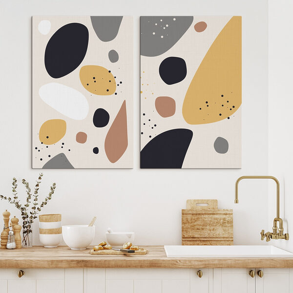 Abstract shapes in soothing colors Abstract shapes in soothing colors