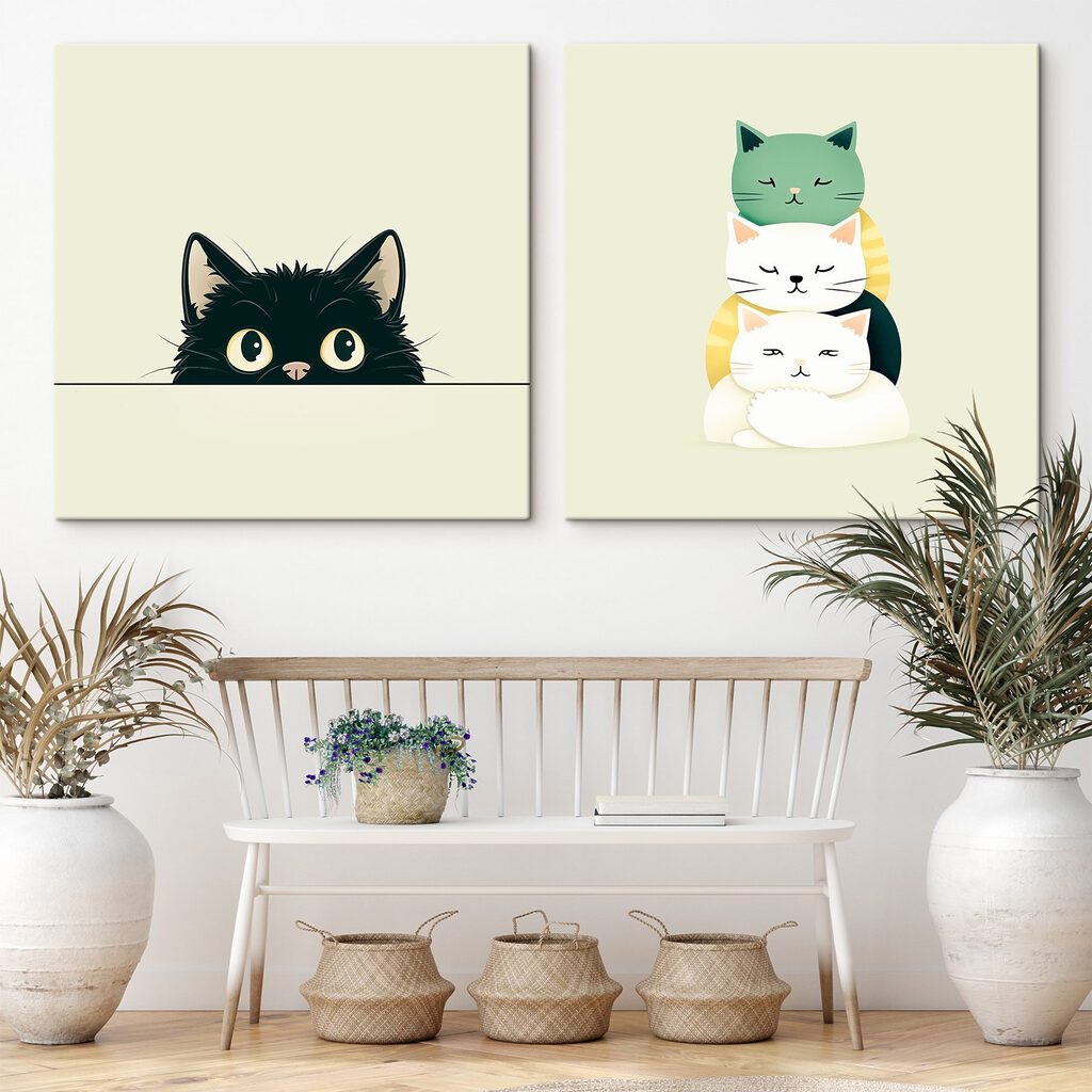 Group of cats on top of each other
