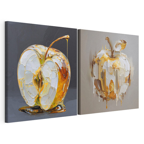 Elegant apple with a unique twist