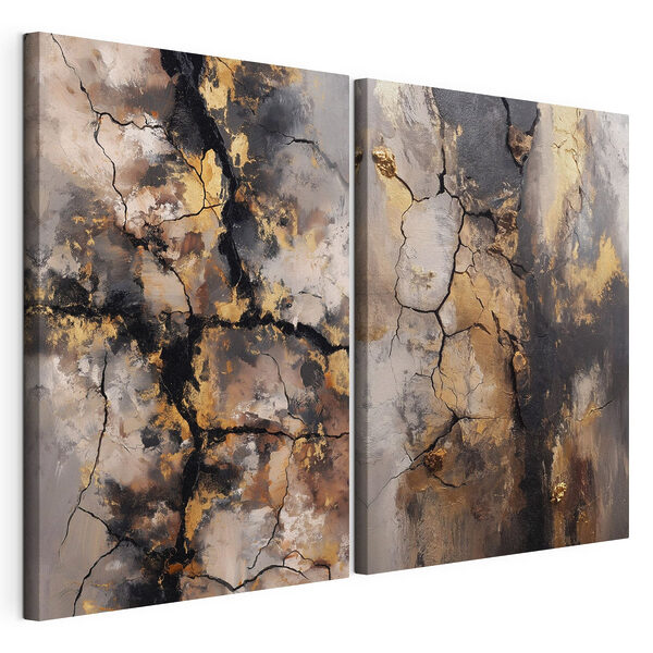 Abstract textures with deep contrasts