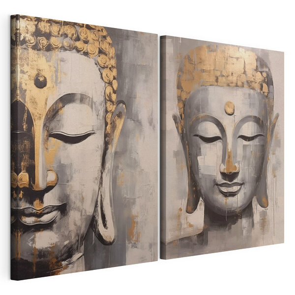 Modularer Leinwanddruck Gemälde eines Buddhas