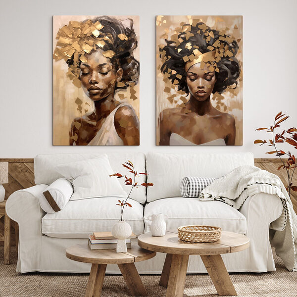 Serene beauty in artistic expression