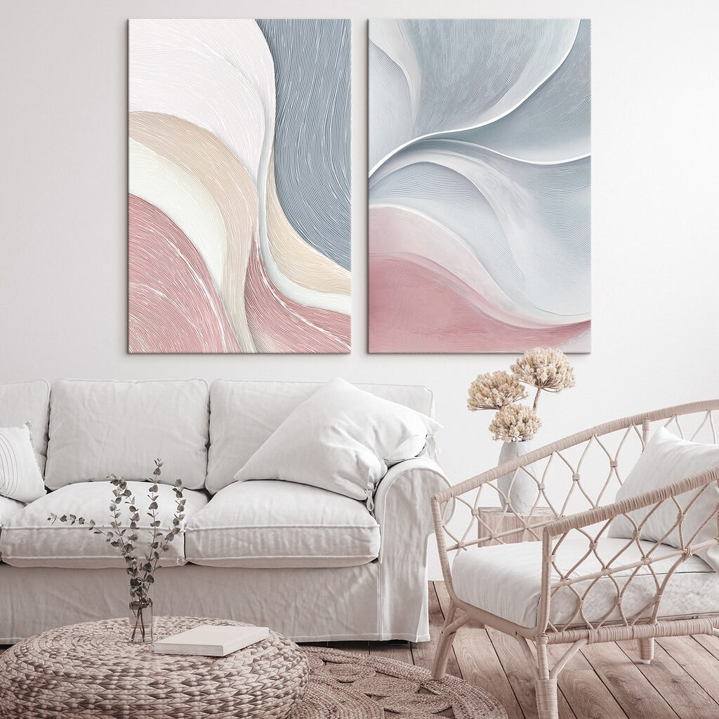 Soft waves in soothing colors Soft waves in soothing colors