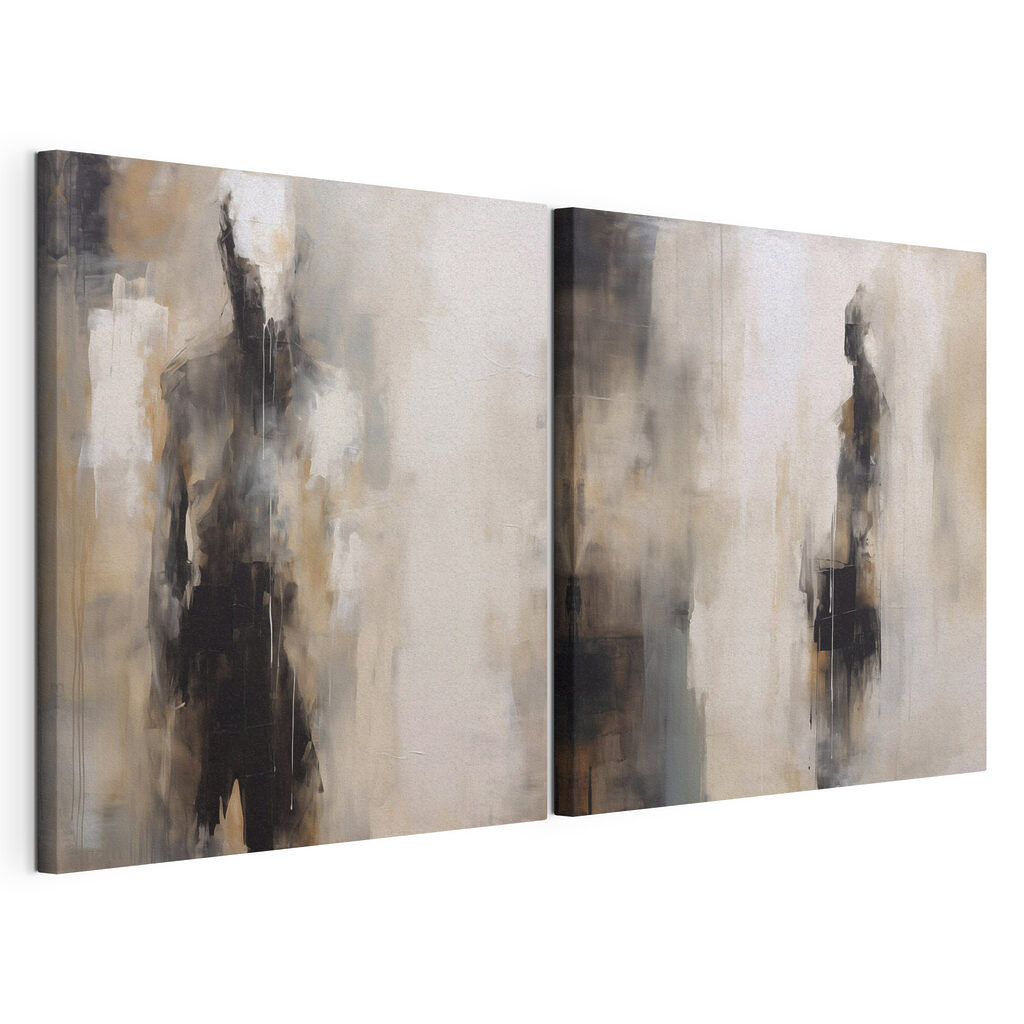 Abstract figures in muted tones Abstract figures in muted tones