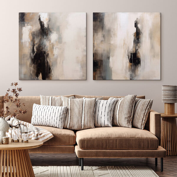 Abstract figures in muted tones Abstract figures in muted tones