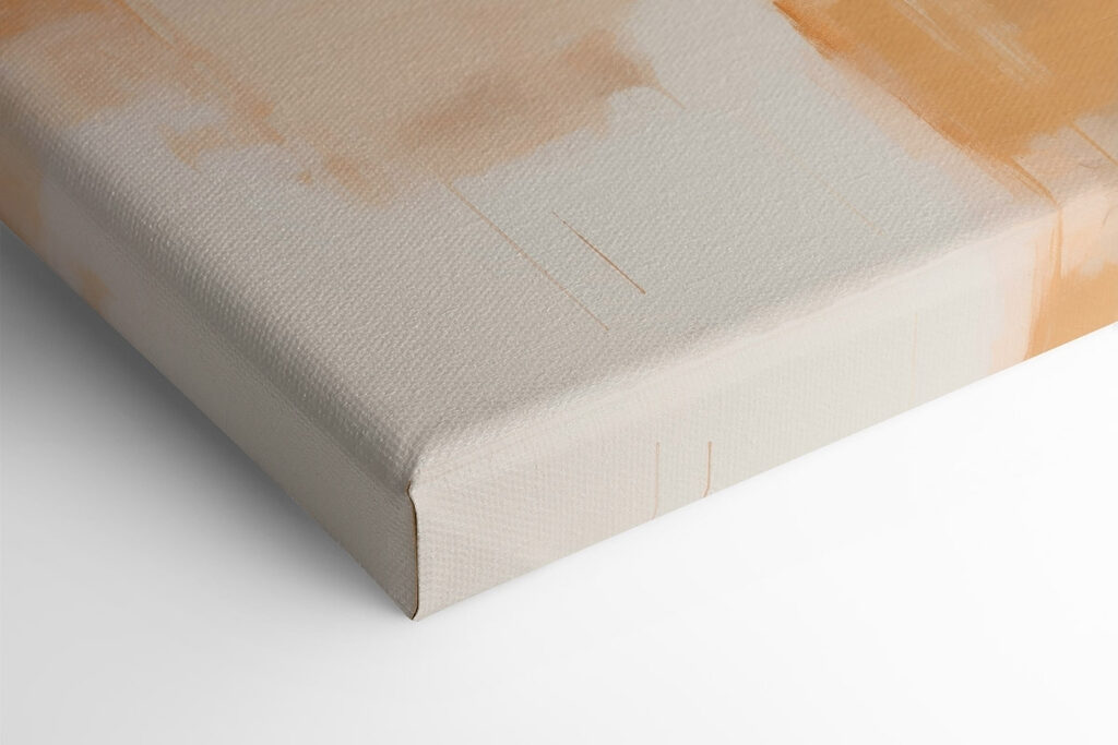 Painting of different shades of brown and white Painting of different shades of brown and white