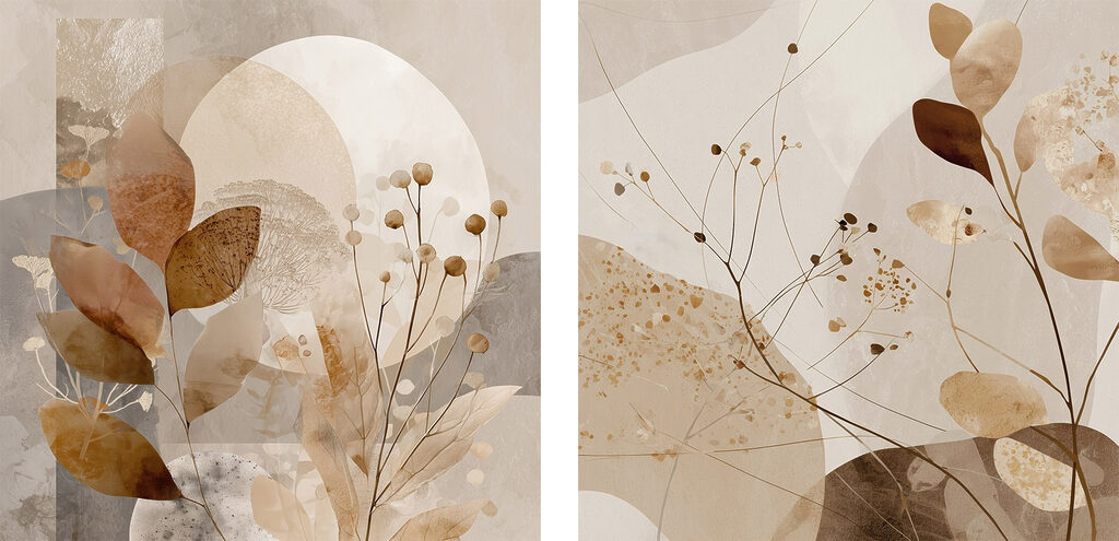 Soft hues of nature's tranquility Soft hues of nature's tranquility