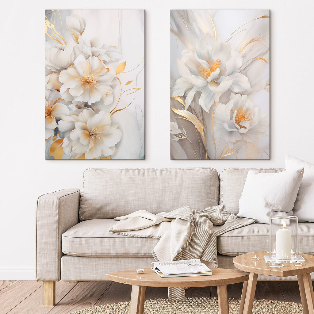 Blossoms in soft, delicate hues Blossoms in soft, delicate hues