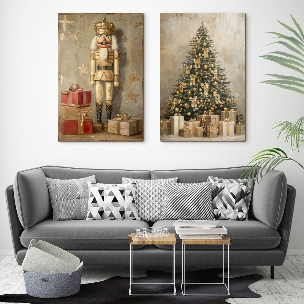 Nutcracker and a christmas tree Nutcracker and a christmas tree