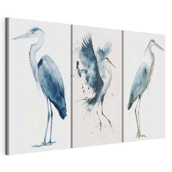 Aquarell eines Vogels Modularer Leinwanddruck Aquarell eines Vogels