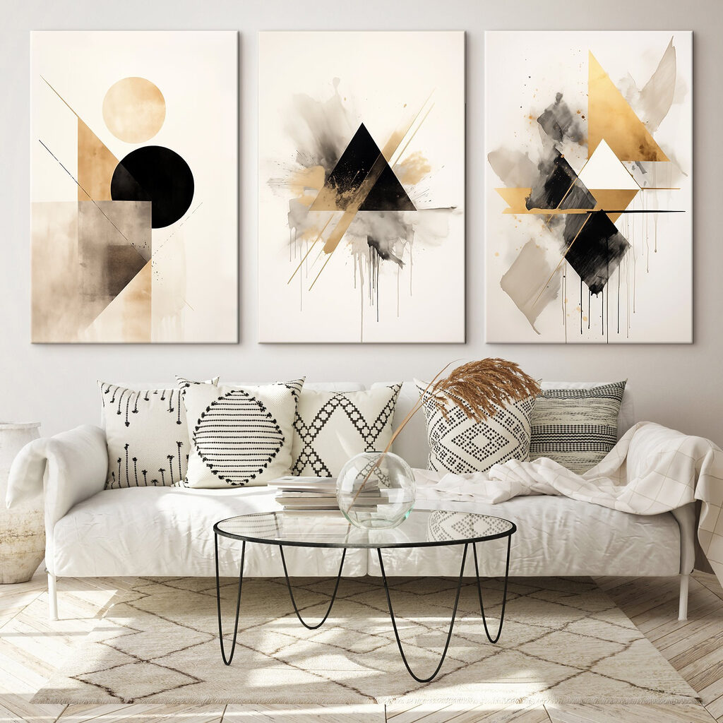 Group of art pieces Group of art pieces