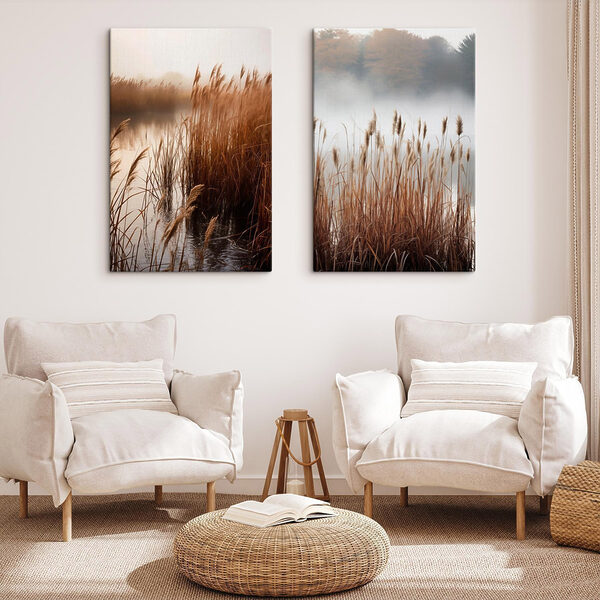 Lake with tall grass Lake with tall grass
