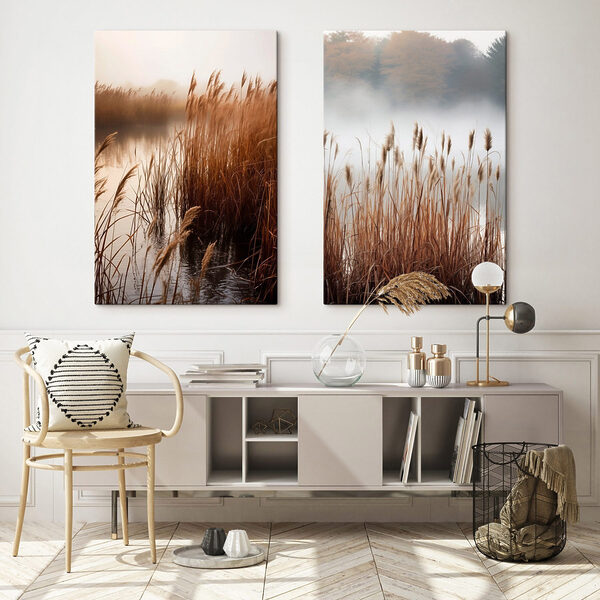 Lake with tall grass Lake with tall grass