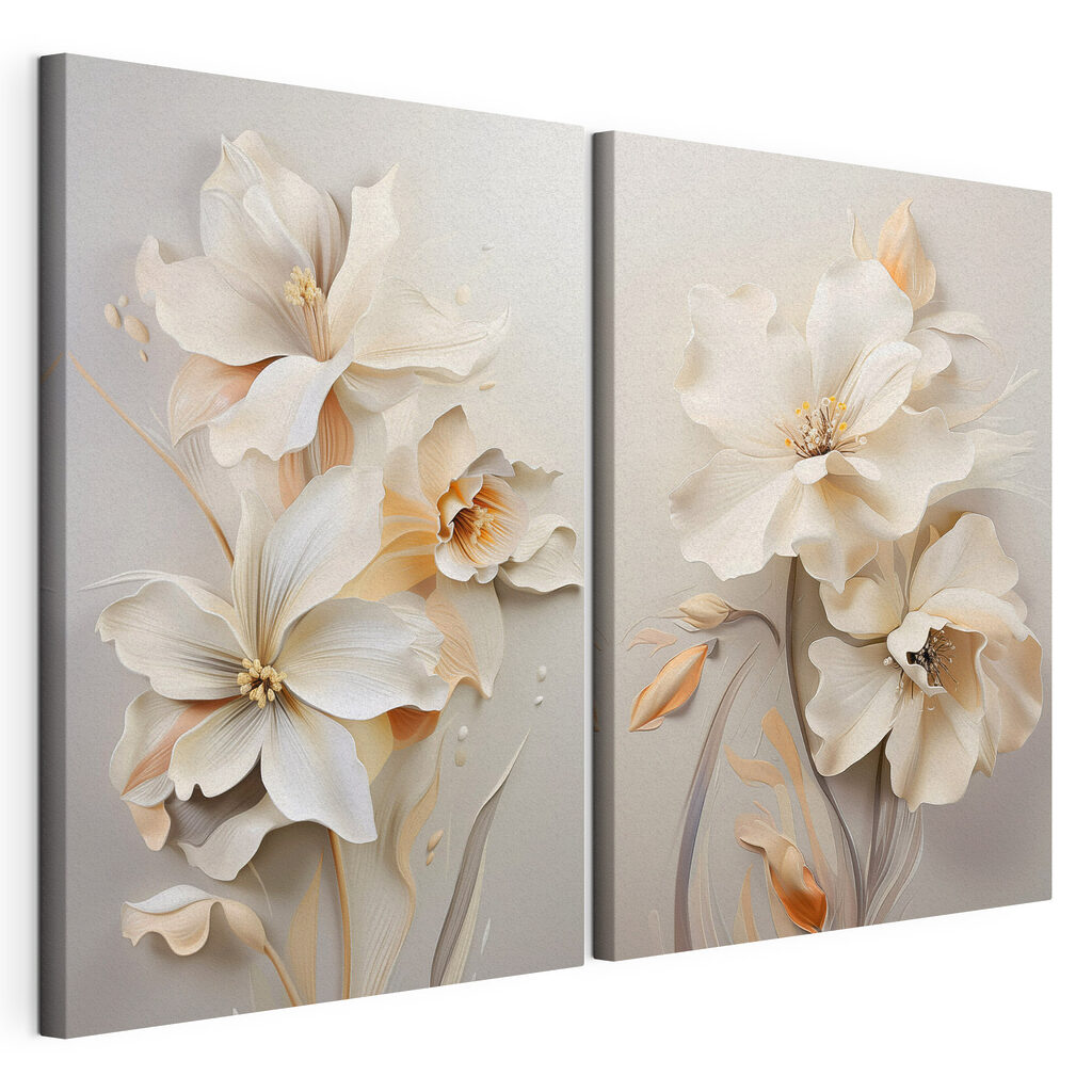 Blossoms in soft, calming hues Blossoms in soft, calming hues