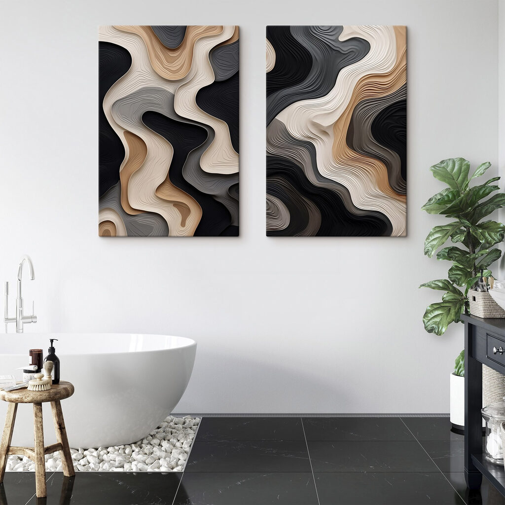 Flowing Patterns in Neutral Tones Flowing Patterns in Neutral Tones