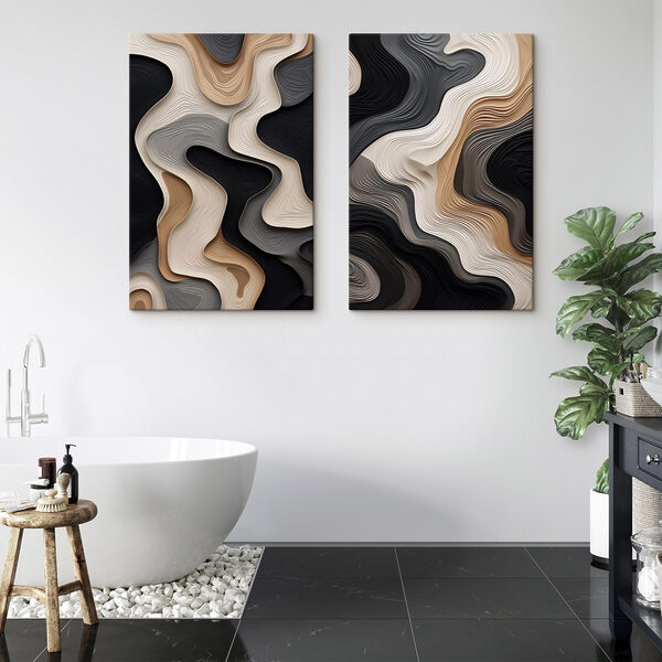 Flowing Patterns in Neutral Tones Flowing Patterns in Neutral Tones