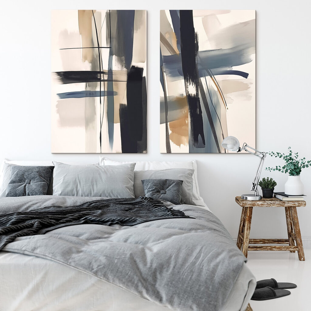 Pair of art pieces Pair of art pieces