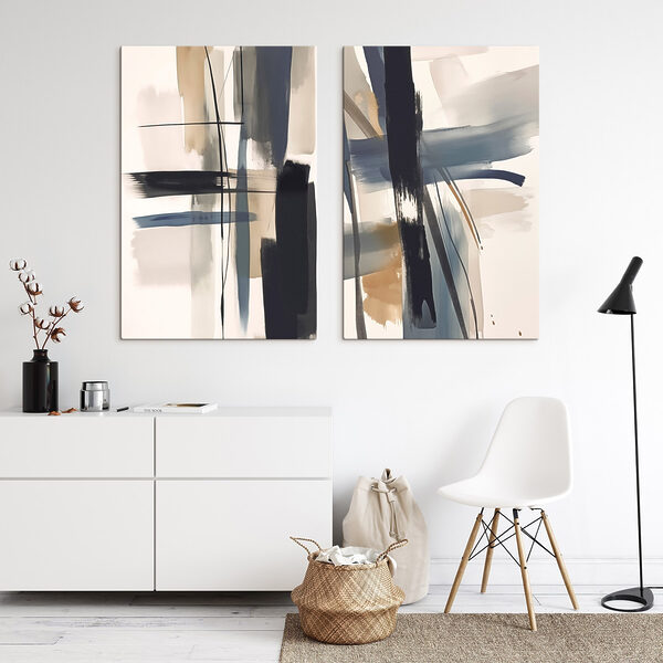 Pair of art pieces Pair of art pieces