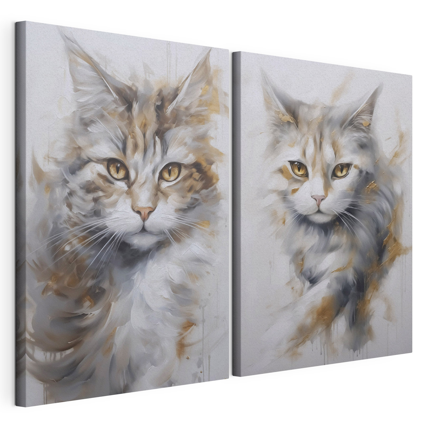 Painting of a cat