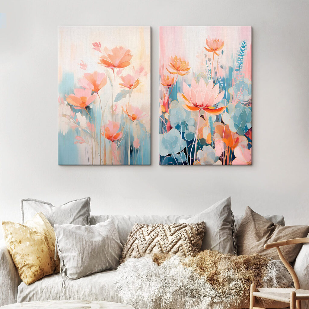 Painting of flowers and plants Painting of flowers and plants