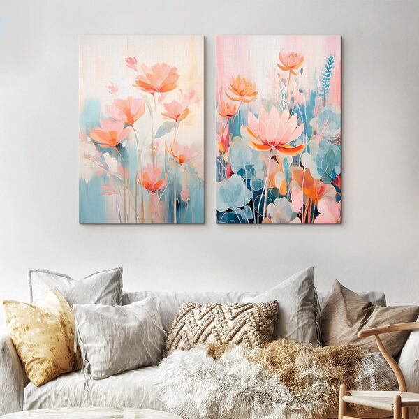 Painting of flowers and plants Painting of flowers and plants