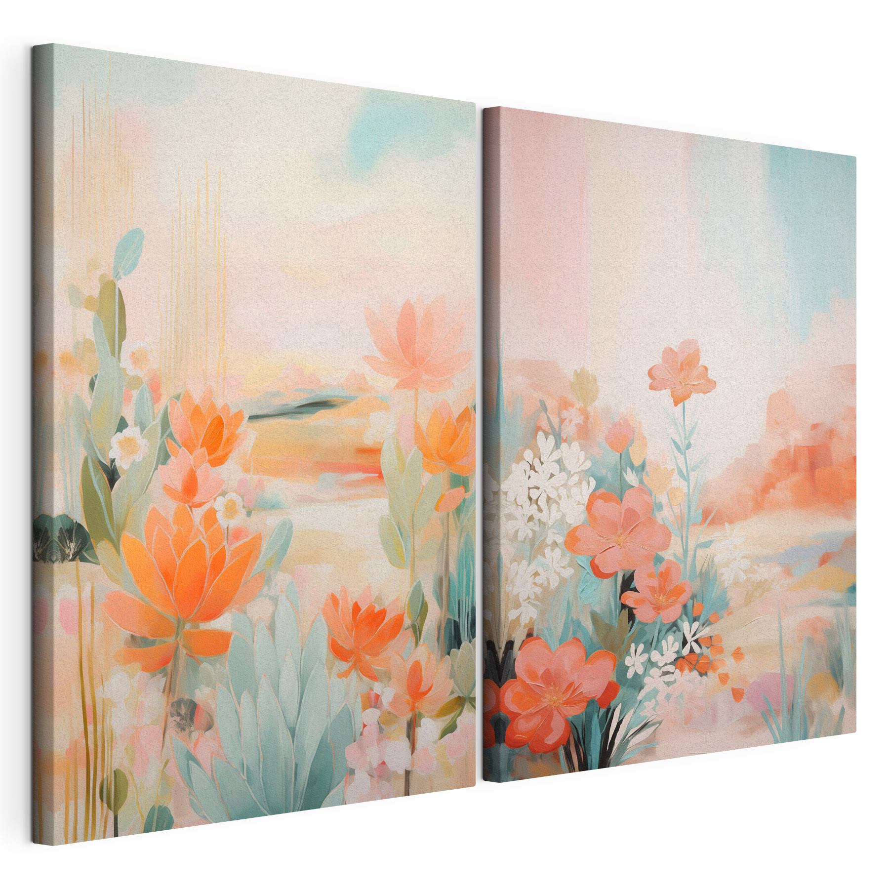 Painting of flowers and plants Painting of flowers and plants