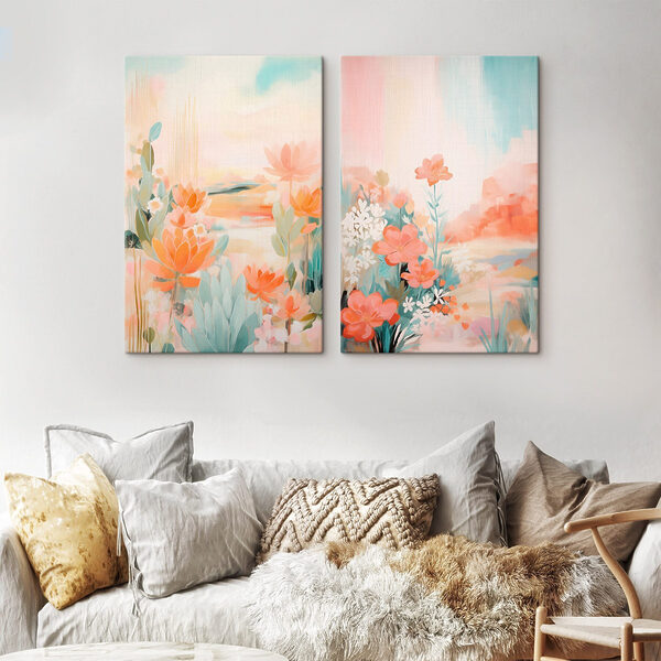 Painting of flowers and plants Painting of flowers and plants