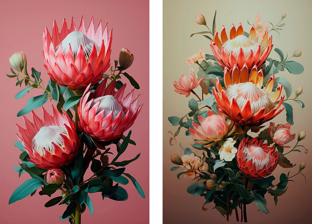 Collage of flowers