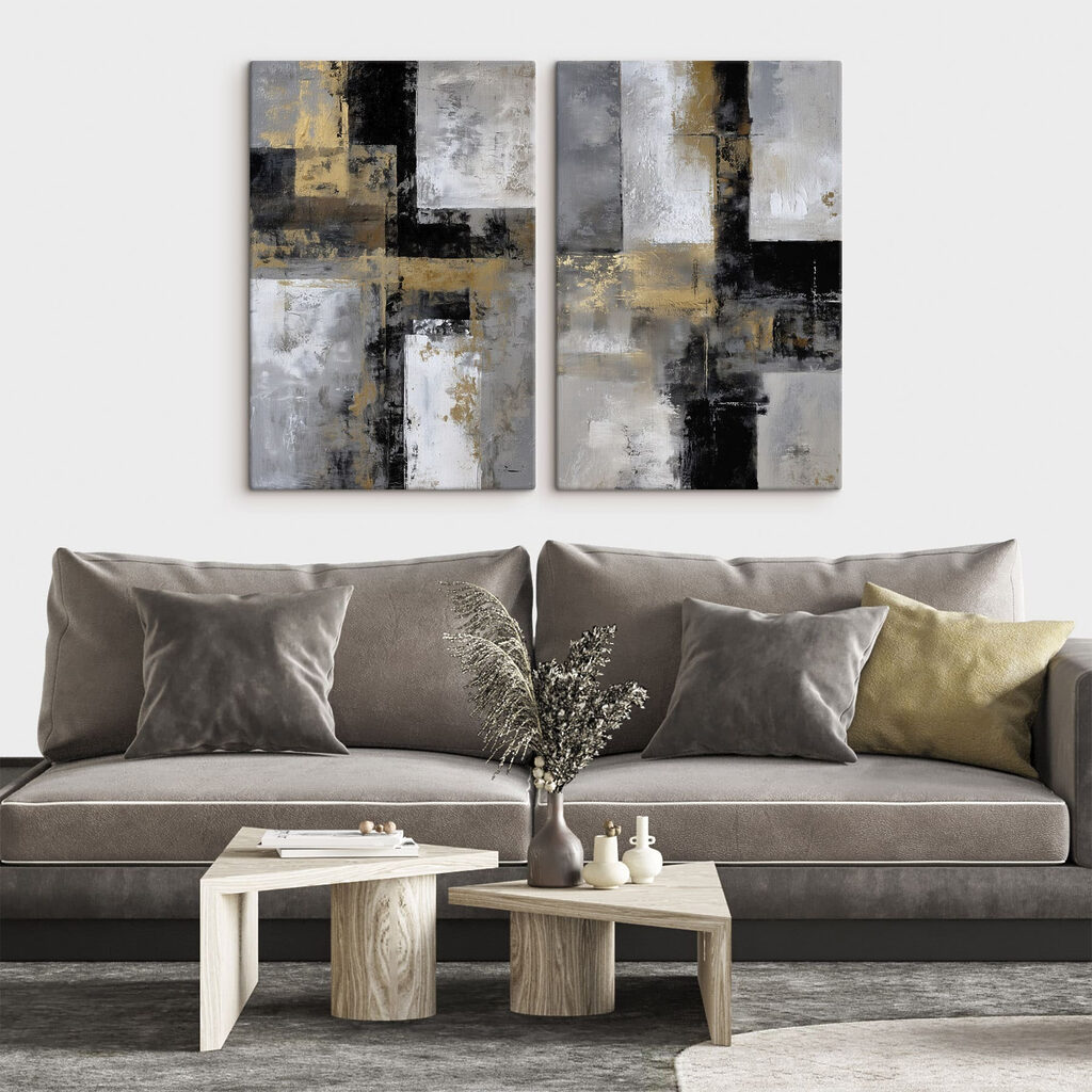 Pair of art pieces Pair of art pieces