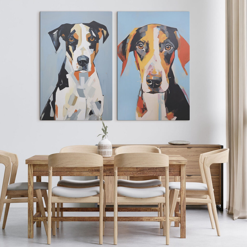 Painting of a dog