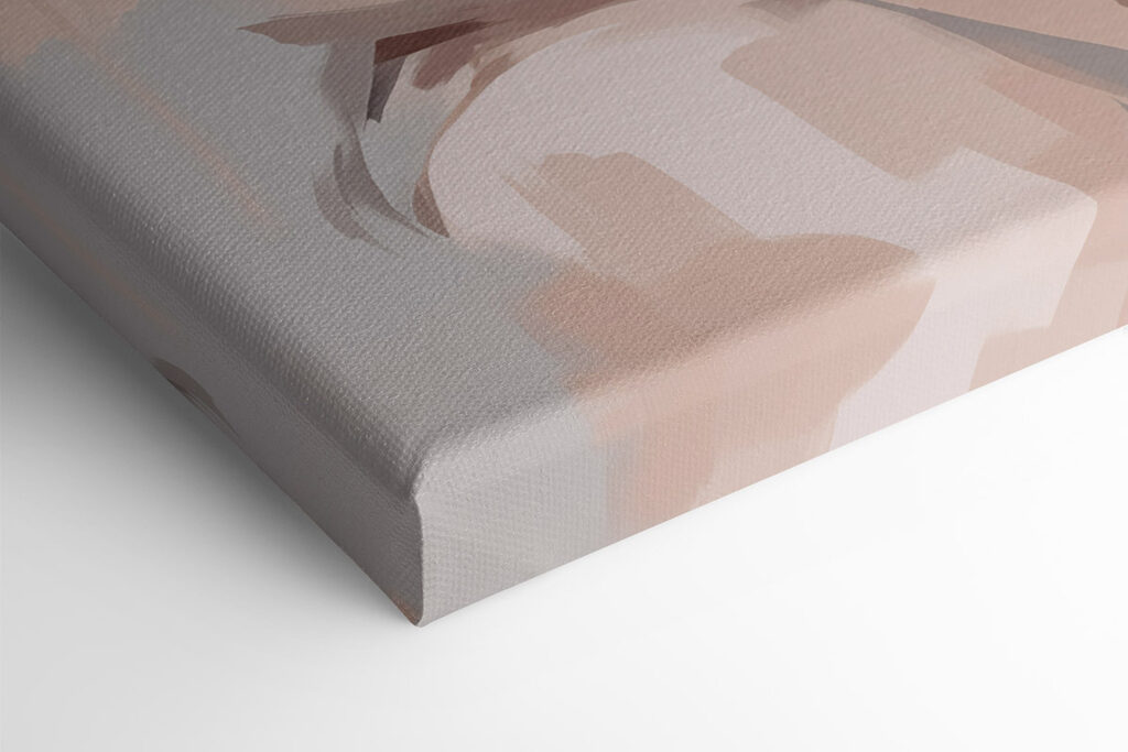 Woman wearing headphones