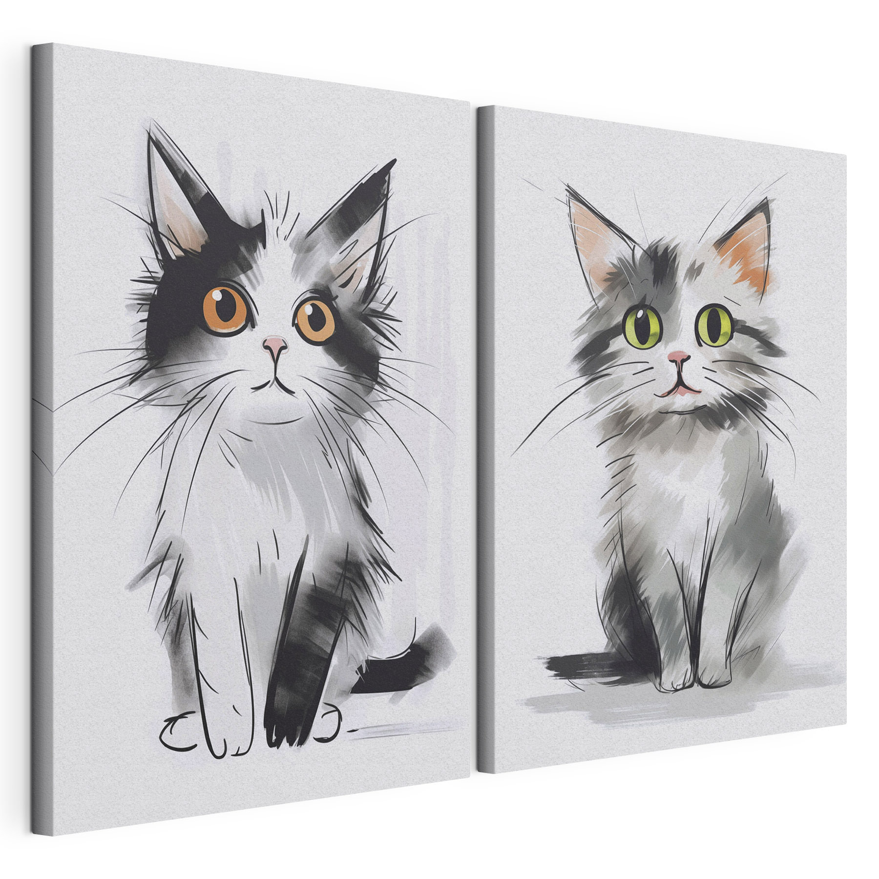 Cat drawing of a cat Cat drawing of a cat