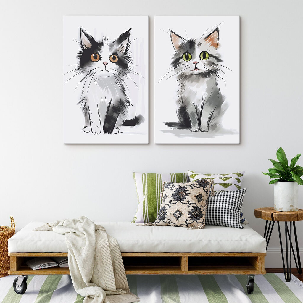 Cat drawing of a cat Cat drawing of a cat