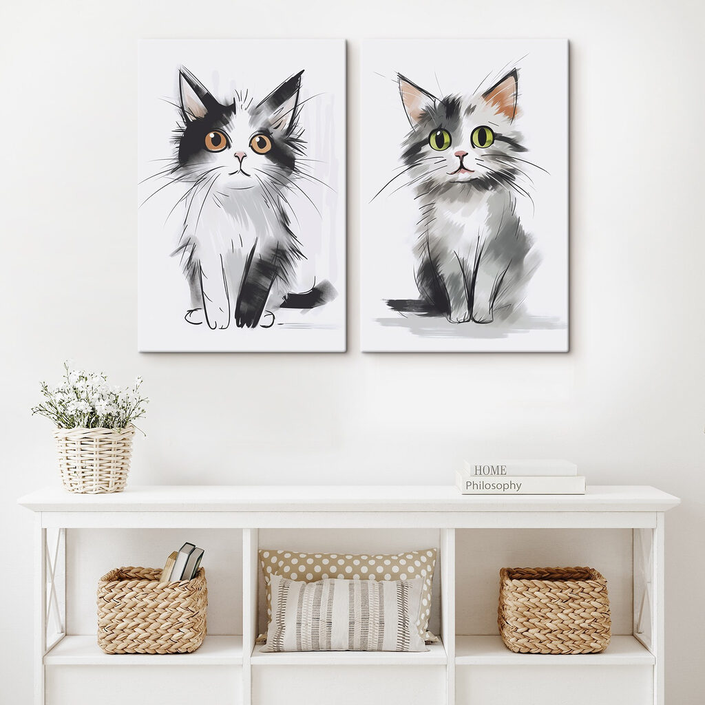 Cat drawing of a cat Cat drawing of a cat