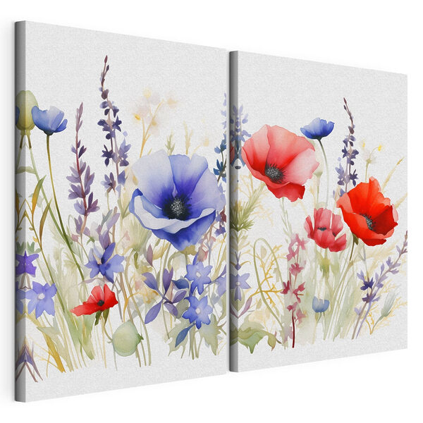 Gemälde von Blumen und Pflanzen Modularer Leinwanddruck Gemälde von Blumen und Pflanzen