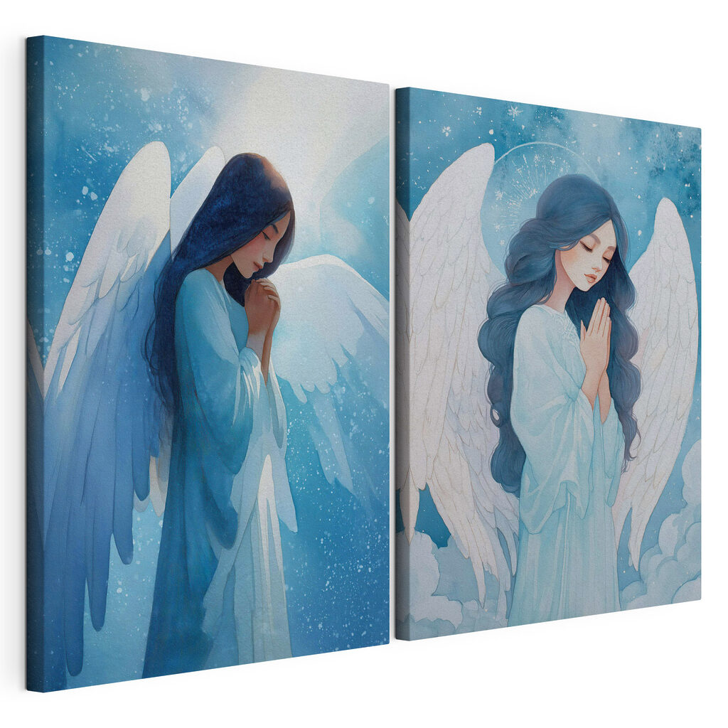 Painting of a woman with wings Painting of a woman with wings