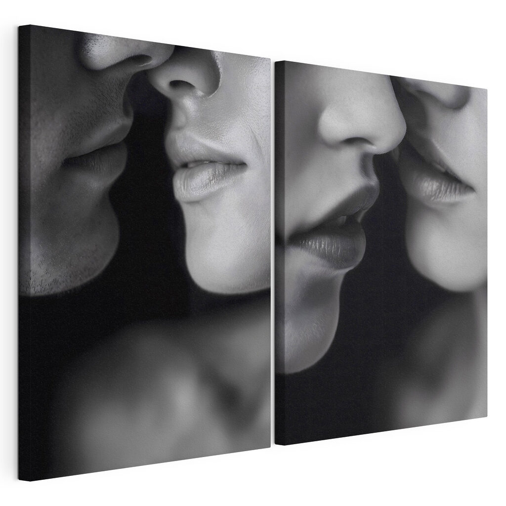 Intimate moments captured in monochrome