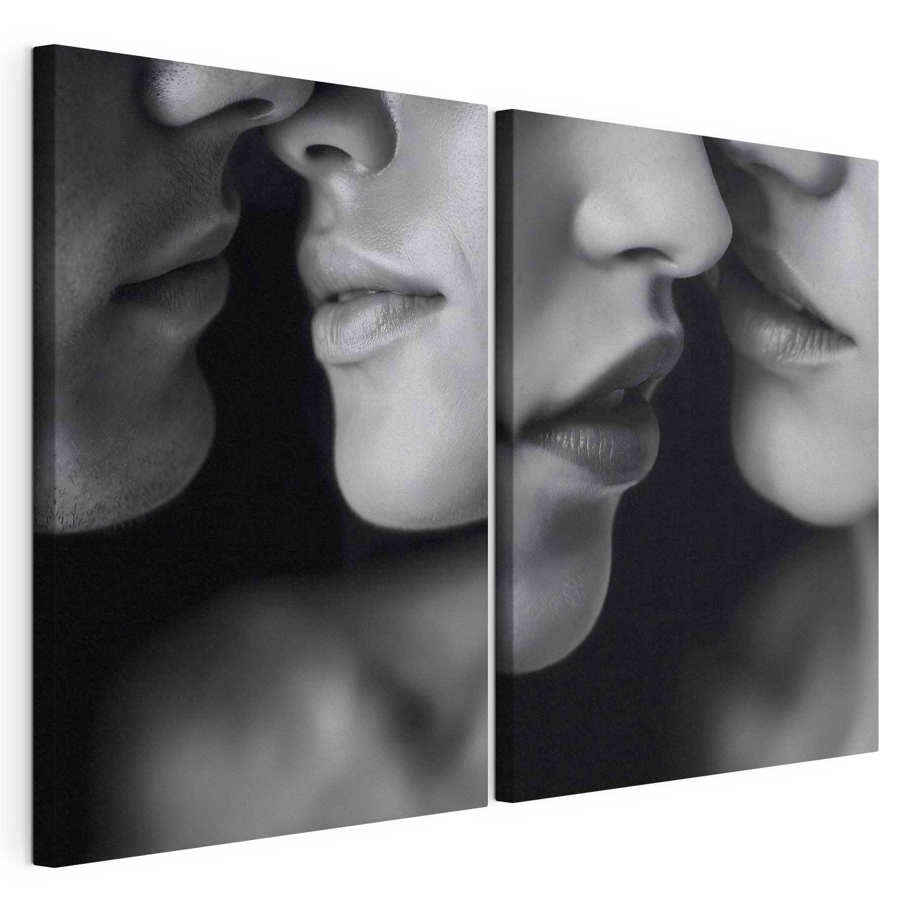 Intimate moments captured in monochrome