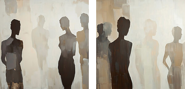Painting of a woman's body Painting of a woman's body