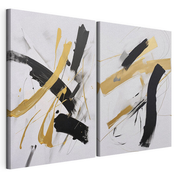 Dynamic strokes in bold contrast Dynamic strokes in bold contrast